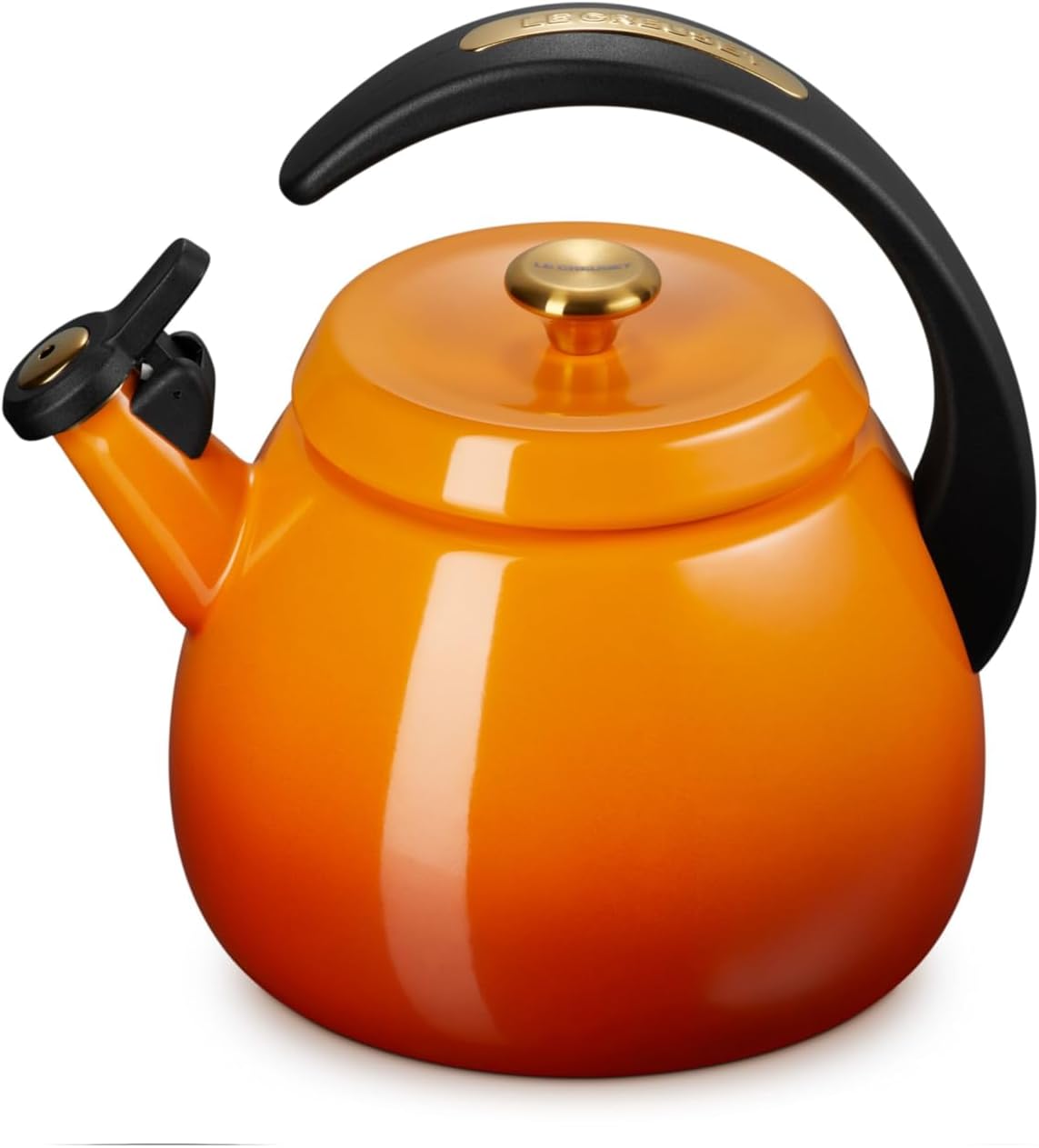 2.2 qt. Cloche Kettle - PERSIMMON - GOLD KNOB – The Kitchenary