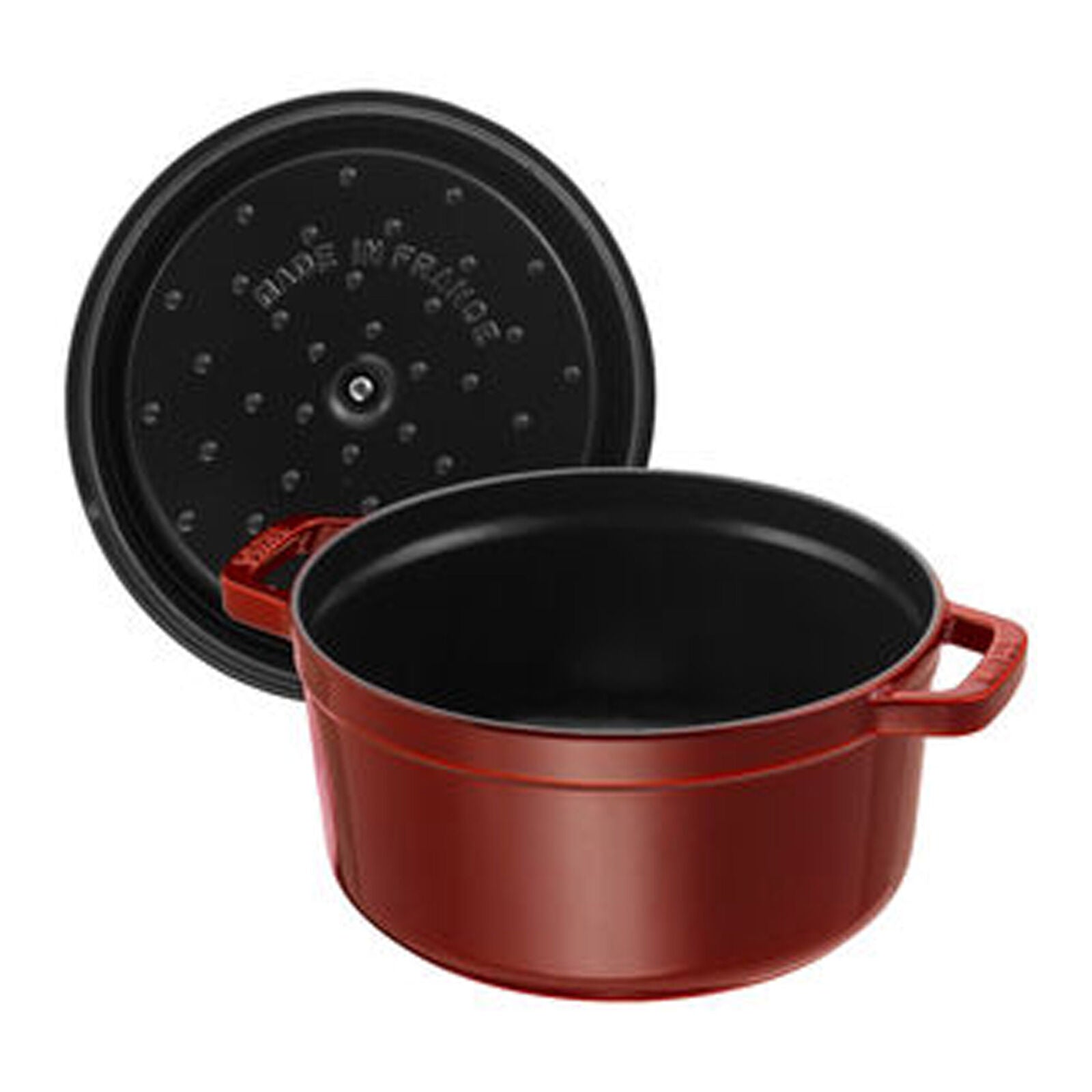 Staub Cocotte Round 7-Quart Grenadine – The Kitchenary